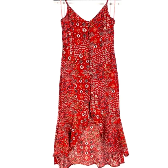 Abel The Label Lola Hi-Lo Floral Boho Dress. Anthropologie - Picture 11 of 13